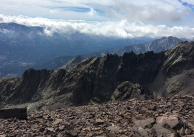 Widoki z Pointe des Eboulis (2607m n.p.m.)