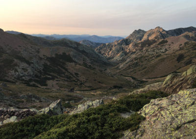 Refuge de Ciottulu di I Mori o poranku.